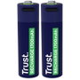 Trust Pack de 2 Pilas Recargables AA USB-C 1700 mAh
